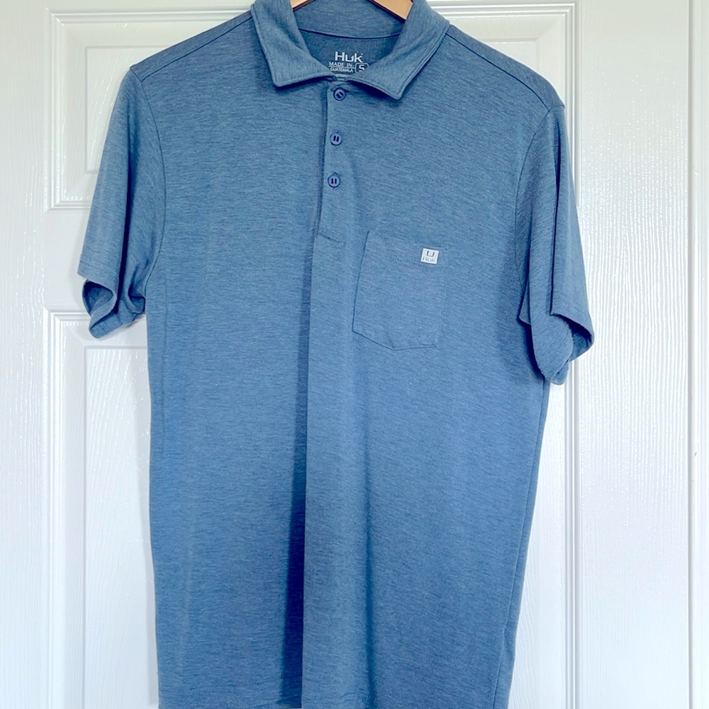 Huk Polo Shirt Men’s Small EUC